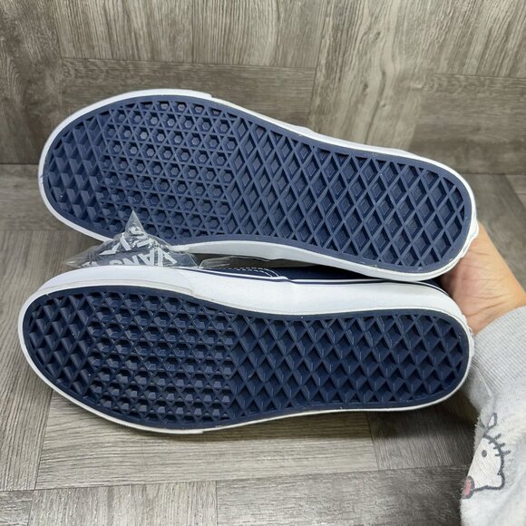 Vans Authentic Women's size 8.5 Blue White Casual Shoes - Picture 7 of 9